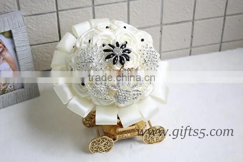2016 latest handmade graceful bride flower bouquet