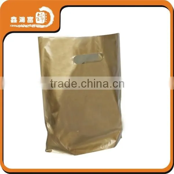 custom shopping printing packaging plastic bag flexiloop handle