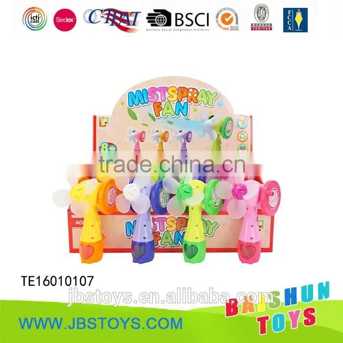 plastic water mist hand fan