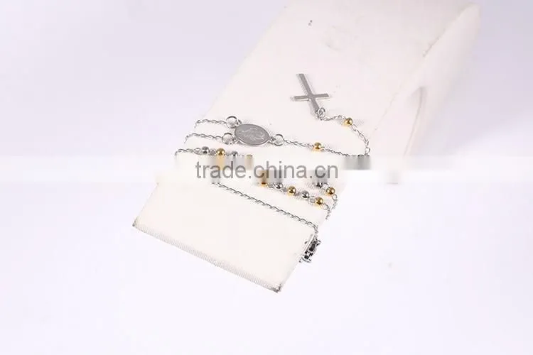 High-grade fashion accessories christmas discount dither beads thin long chain necklace
