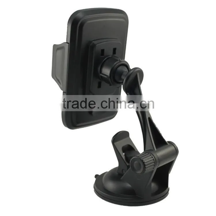 360 Rotating Flexible Car Mount Cell Phone Holder Stand Car Accessories for smart phone windshield mount