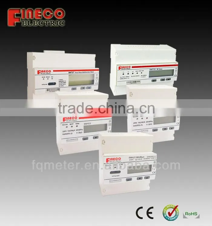 EM115-Mod bi-directional energy meter, smart energy meter, RS485, 5(45)A