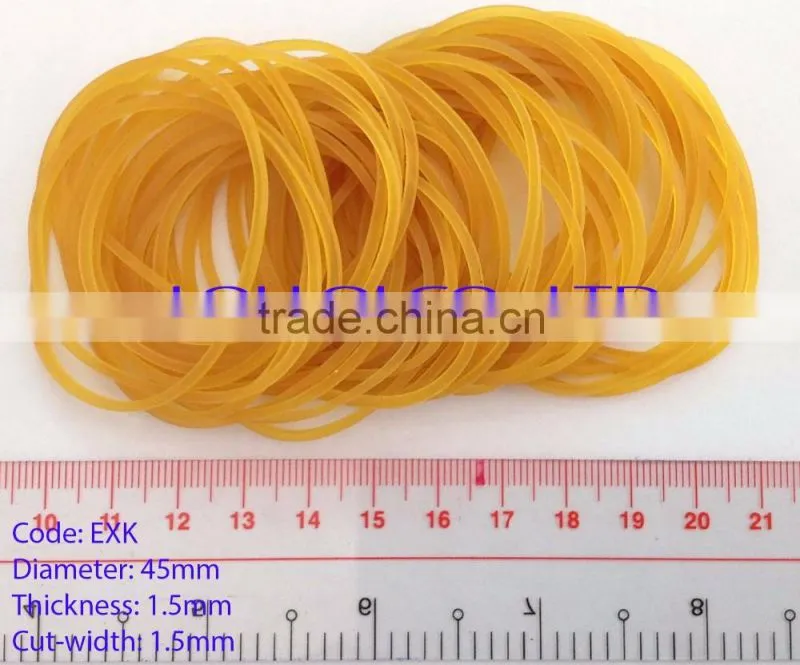 Wholesale Vietnam Factory Rubber band - Size #18 Natural rubber band Yellow & Honey color