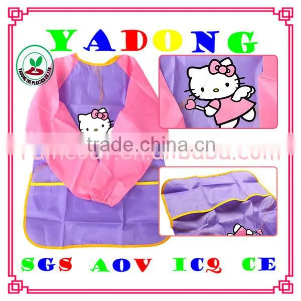 waterproof pvc children painting apron