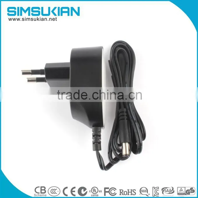 UK Wall Mount Plug AC Power Adapter 6V 500mA