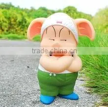 plastic toy animals pig, OEM small animals, cheap plastic children toys