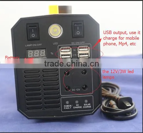 Christmas best gifts 500W solar portable power systems all in one pure sine wave inverter