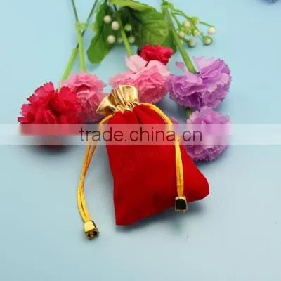 Long Velvet Pen Pouches /Bags with Drawsting