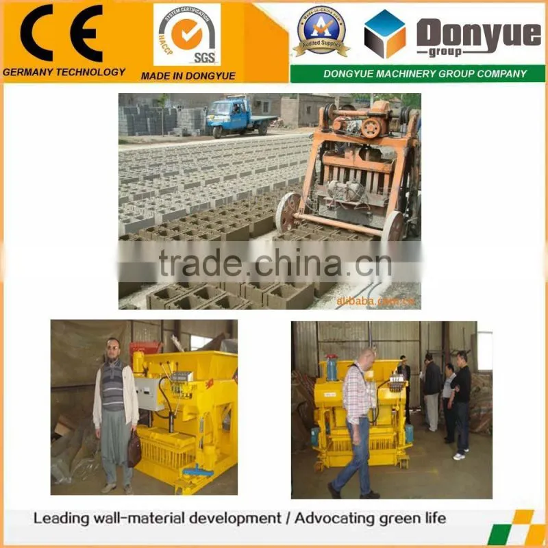 mini movable block making machine for building construction