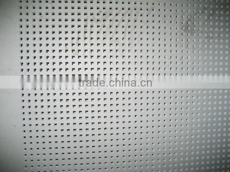 perforated sound insulation plate gypsum board