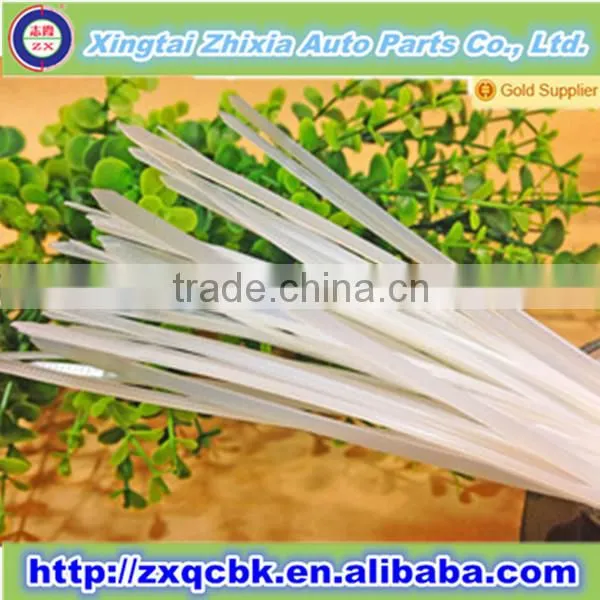 2015 Top quality !! ZX Brand white cable tie/black zip ties/flexible plastic cable tie