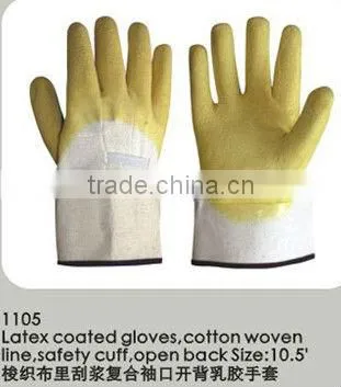 2013newest style 13 gauge high quality,safety glove,protective nitrile gloves