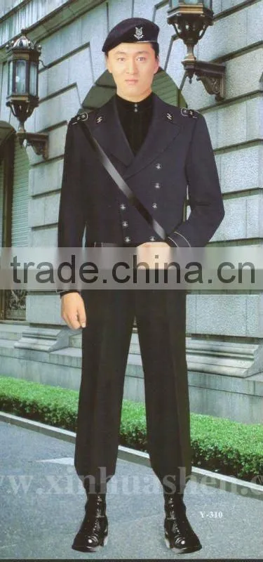 HOT selled classical polyester and cotton fabric security guard uniform