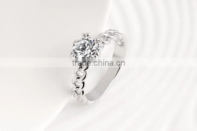 High quality 1 gram gold plated platinum wedding ring design