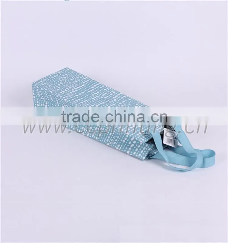 Custom Handle Printed Paper Shopping Bag With Logo Design