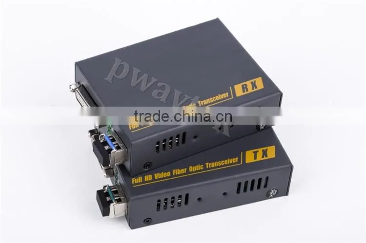 Pinwei PW-THF106D resolution upto 1920x1200 distance upto 10KM DVI fiber extender