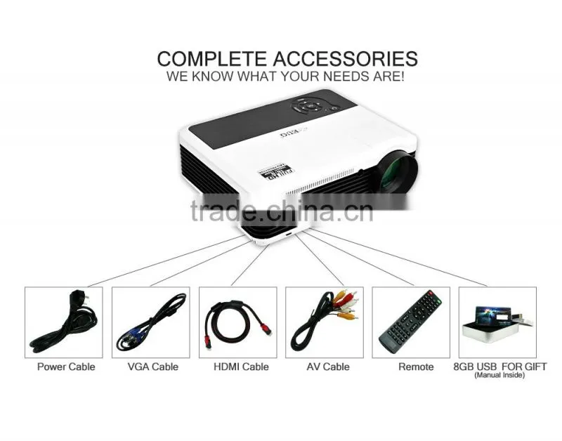 EUG High Lumens Full HD 1080p 3600Lumens hd led projector