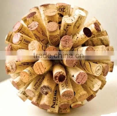 Wholesale wood engraved small glass bottle synthetic cork stopper