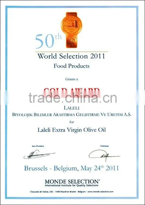 SELECTION EXTRA VIRGIN FIRST CLASS OLIVE OIL by LALELI ( PRODUCED IN TURKEY ) (2 Liter Tin - Can)