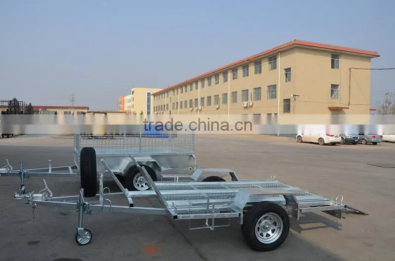 Galvanized cage trailer