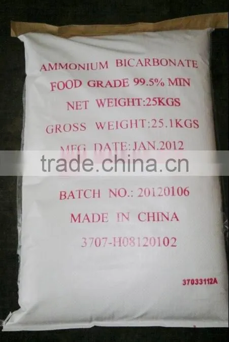 Hot Sale Best price Food Grade Ammonium Bicarbonate / Ammonium Bicarbonate food grade