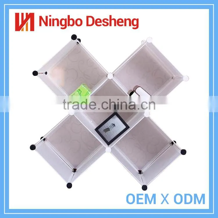 Magic diy wardrobe Interlocking foldable storage cube