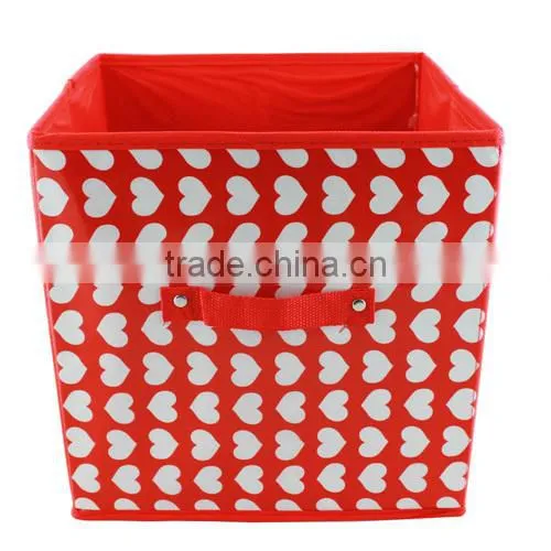 Factory wholesale home garment saving storage box, Reusable non-woven high capacity organizer lidless(BBHT006)