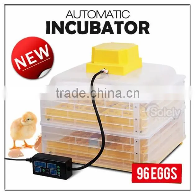 HHD EW-96 high quality chicken full automatic digital egg incubator for 96 eggs for sale 98% hatching rate