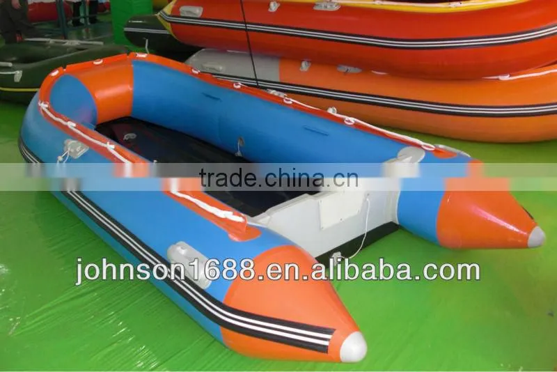 hotsale inflatable boat with electric motor,fibre glass infaltable boat.