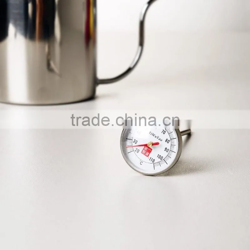 stainless steel coffee kettle, stainless steel coffee driper kettle pot with thermometer