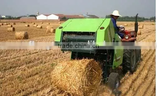 Fully Stocked hay grass straw silage alfalfa available hay bale compress baler machine made in china