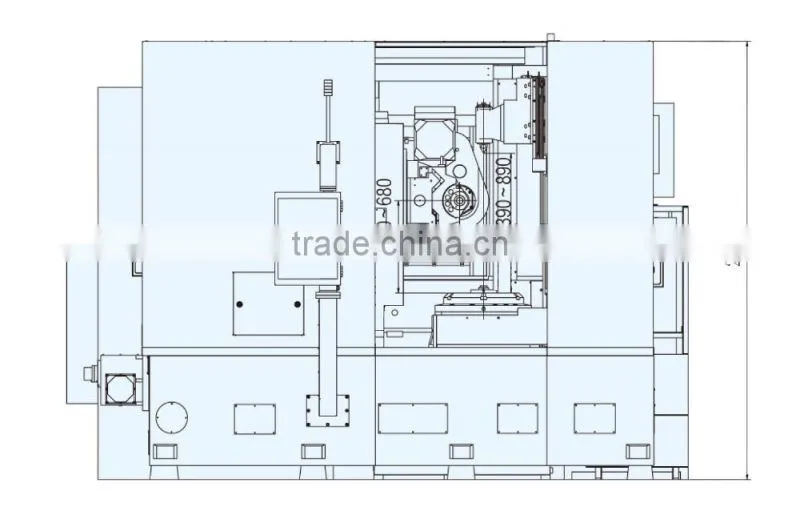 Economical and High Efficiency CNC Gear Hobbing Machine
