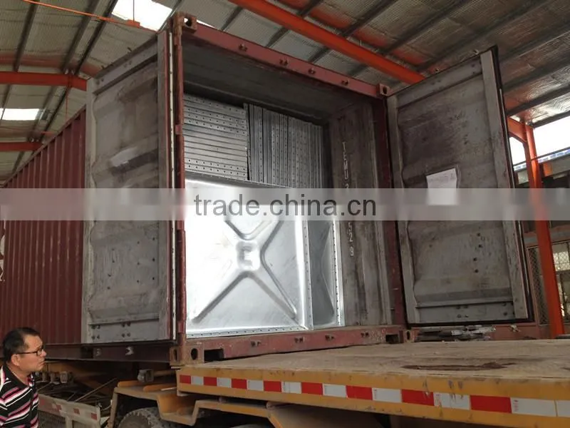 Firefighting water tank galvanize water tanks china made