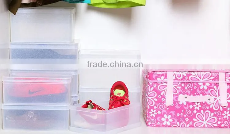clear shoe storage box with cover --M
