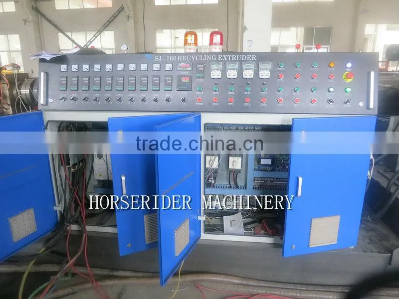 PP PE film agglomerator machine/pp pe film recycling pelletizer