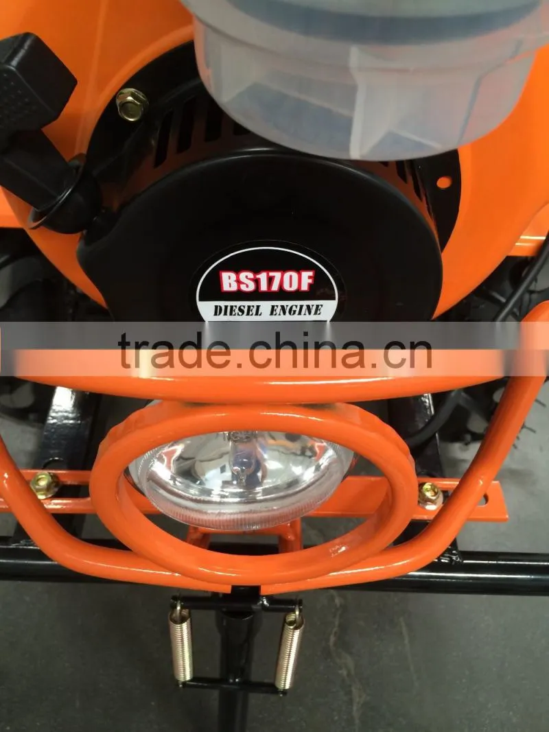 BSG900New Chongqing CHINA AEROBS 5220W mini power digger with tiller trailer for garden farming uses