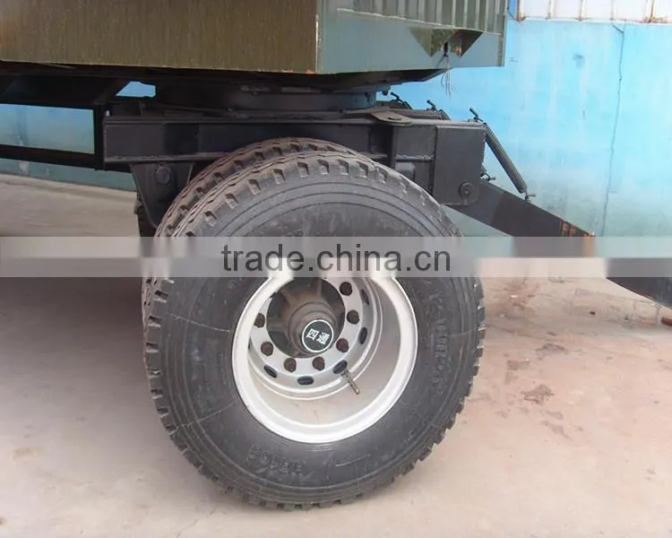 4T -8T 2 axles mini full trailer / farm trailer / towing vehicle