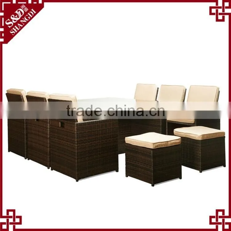 Latest dining furniture10 seats design modern outdoor luxury dining set