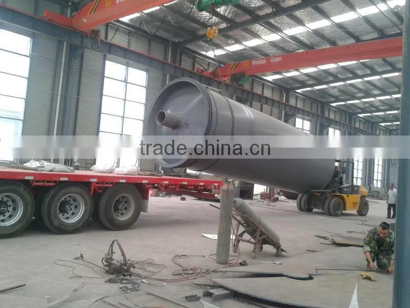 Environmental Plant Pyrolysis Machinery Refining Tyre Waste/Plastic Waste/Rubber Waste