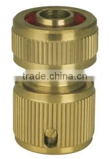 Brass Hose Connector With Stop