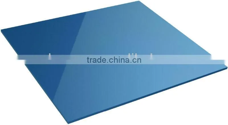Opaque Lower Temp Plastic Polycarbonate Solid Flat sheet (Ti-Lite Metallic Blue Solid Flat)