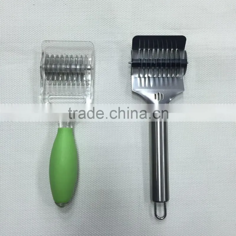 Stainless Kitchen Bacon Meat Vegetable Knife Cutter Item