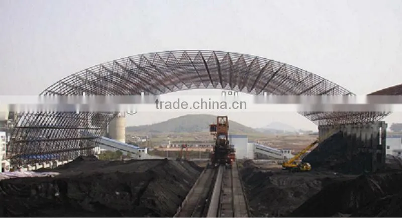 Steel spatial grid structure building