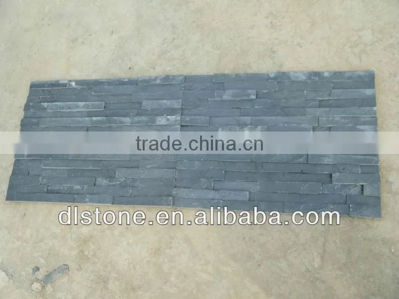 Natural decorative stone,Black Slate Culture Stone wall cladding