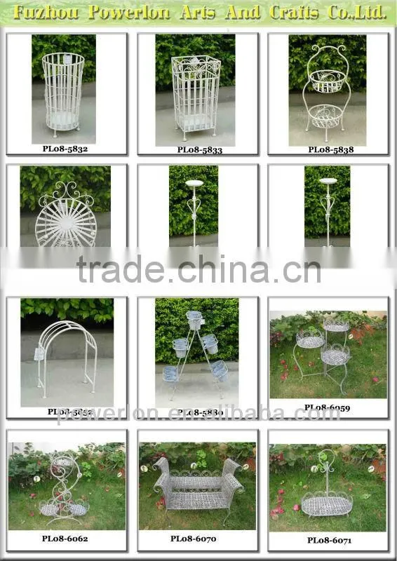Lovely small white decorative garden fence