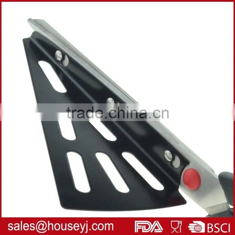 11 inch pizza scissors with detachable spatula and soft grip handle pizza cutter