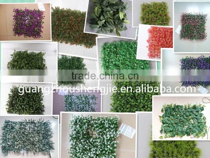 SJLJ013497 indoor outdoor decorative boxwood hedge / good quality artificial grass for decoration