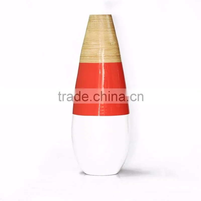 Bamboo spoon vase, high quality bamboo products from natural material
