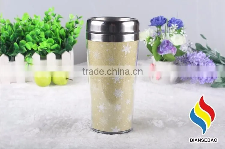 16Oz Stainless Steel Cup, Stainless Steel Print Cup, Camping Drinking Cup