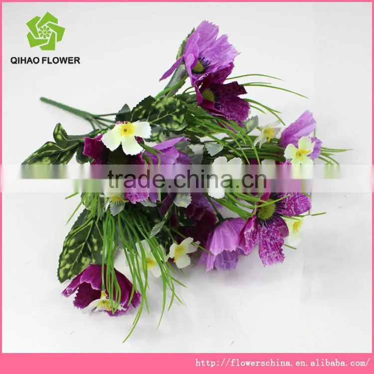 silk flowers bouquet decorative landscaping fabric flowers